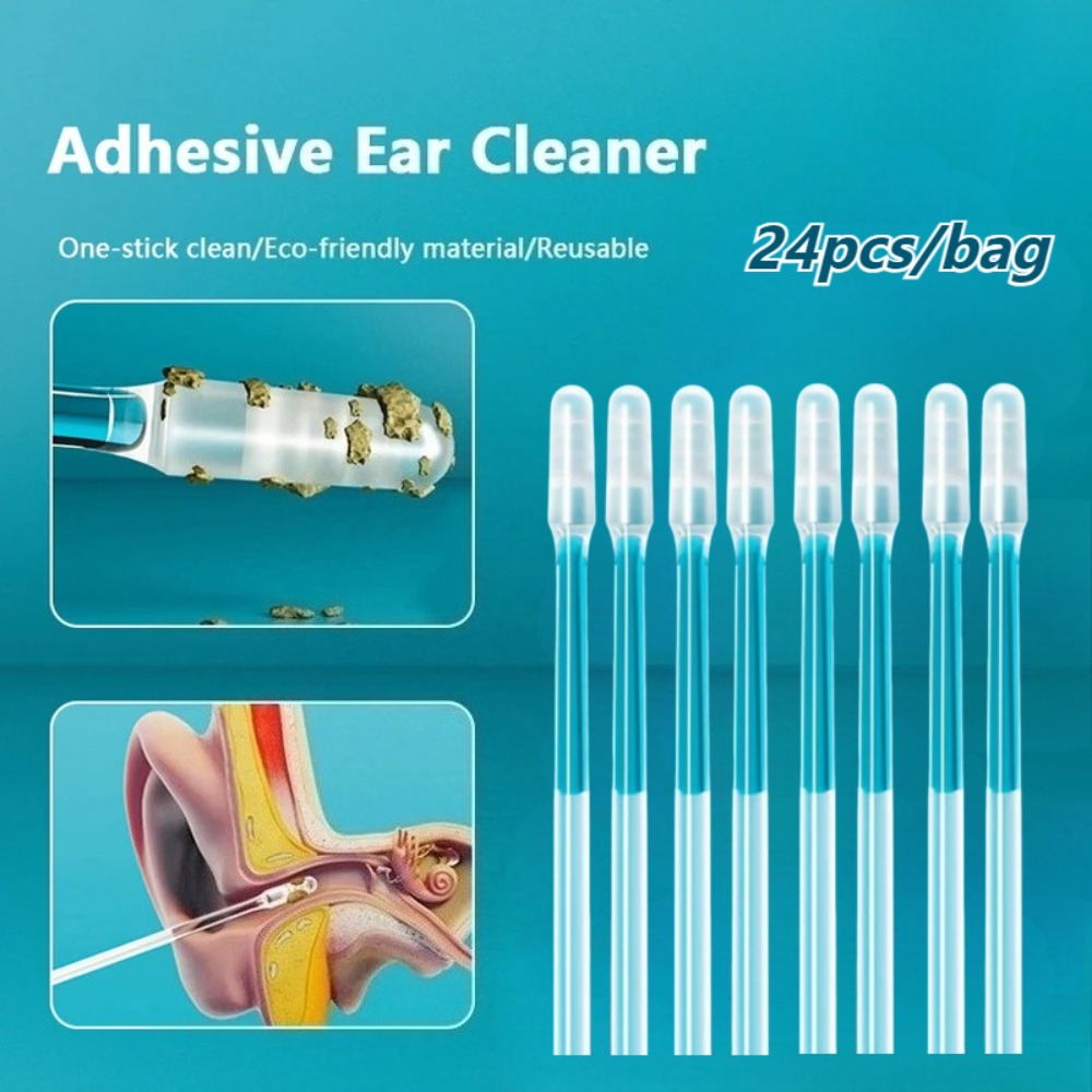 Pet Ear Cleaner - 24 Adet Tek Kullanımlık Silikon Kulak