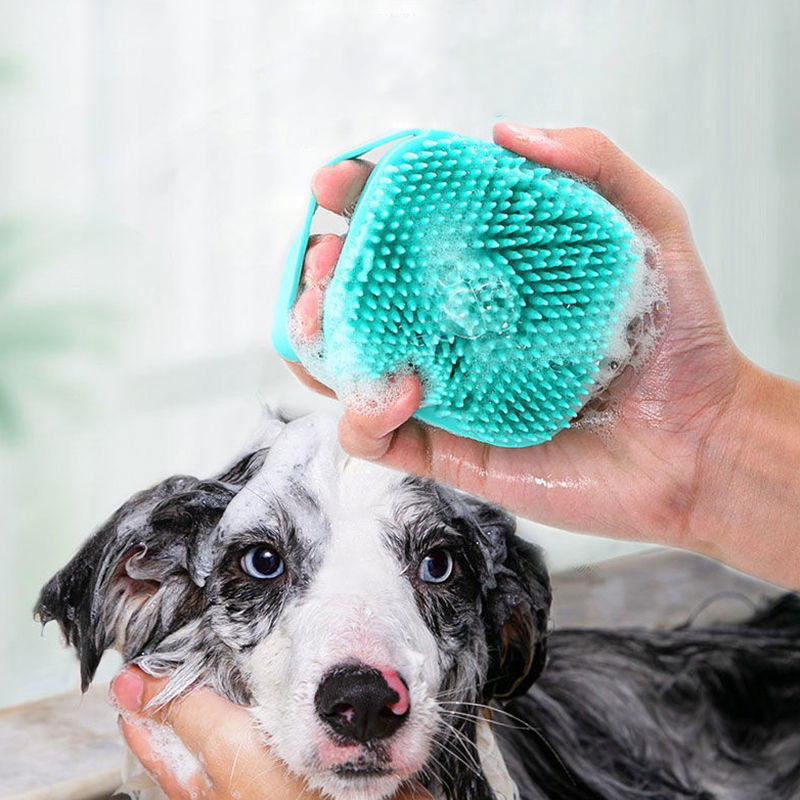 Pet Supplies Application - Yumuşak Silikon Evcil Hayvan Banyo Fırçası