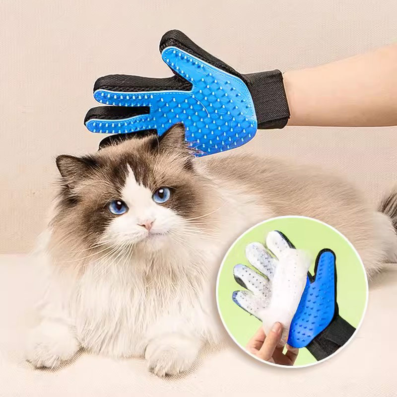 Pet Hair Remover Brush - Pet Saç Kaldırma Eldiven Kauçuk Kedi