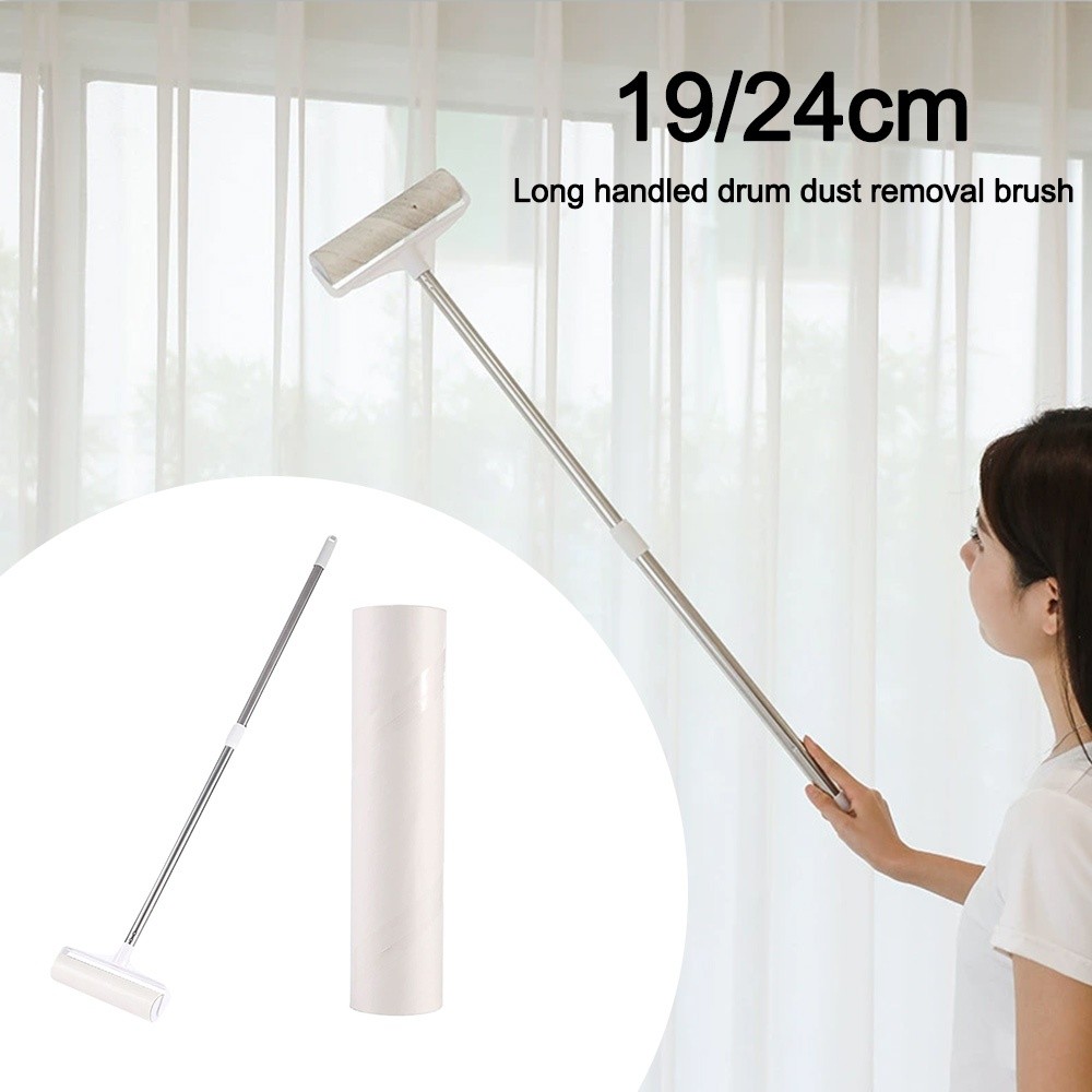 Pet Hair Remover Brush - Yırtılabilir Uzun Saplı Tüy Alma Rulosu