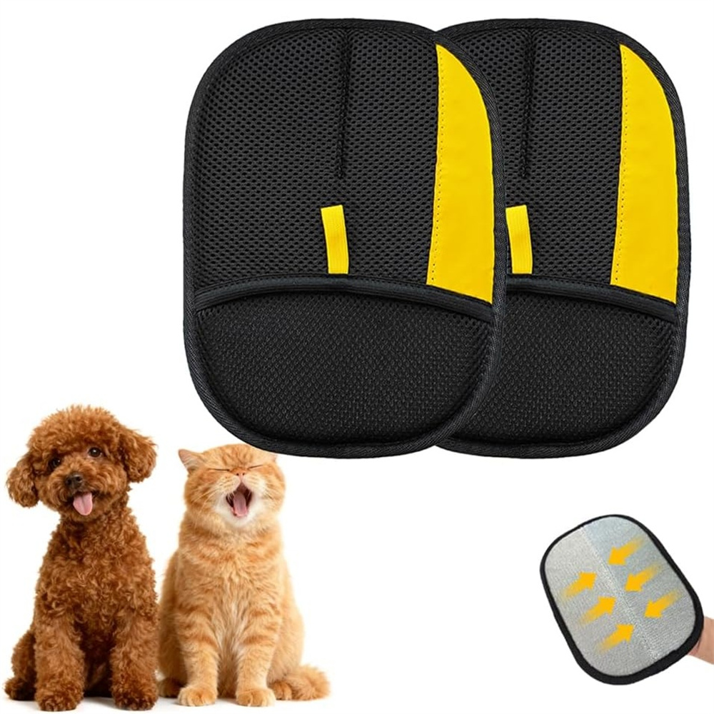 Pet Hair Remover Brush - 2 adet evcil hayvan tüy temizleme