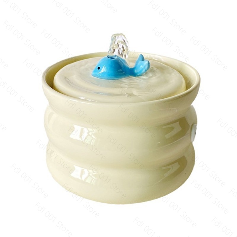 Pet Water Fountain - Kedi Su Çeşmesi 800ml Seramik Otomatik