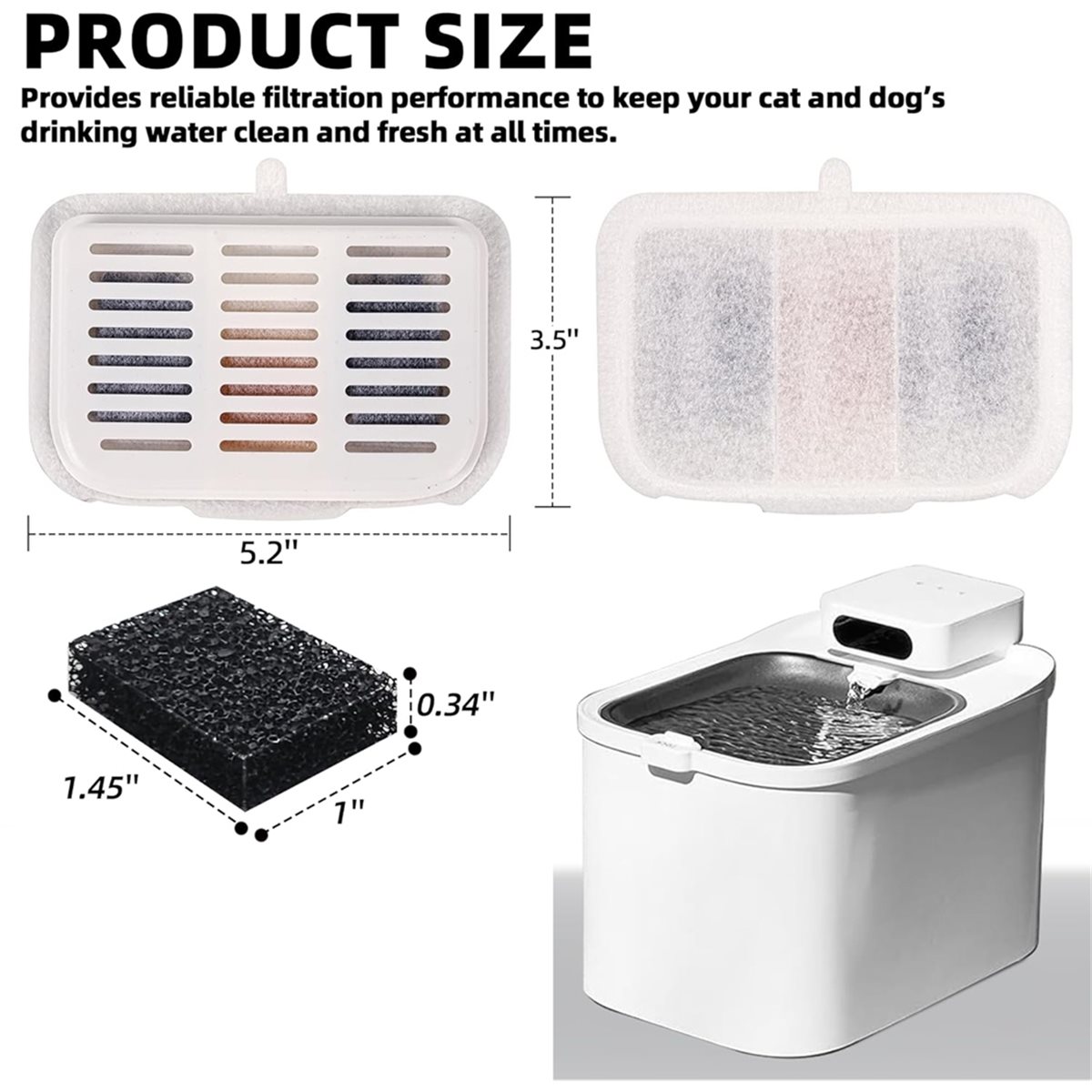 (A02R) PET-KIT için 15'li Pake - Pet Water Fountain incelemesi ve fiyatı