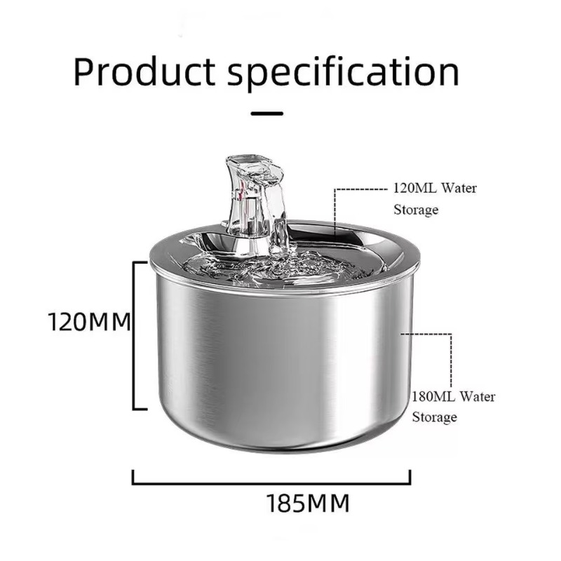 Paslanmaz Çelik Evcil Hayvan S - Pet Water Fountain incelemesi ve fiyatı